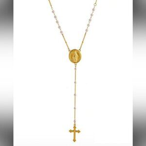Virgin Mary necklace Q173